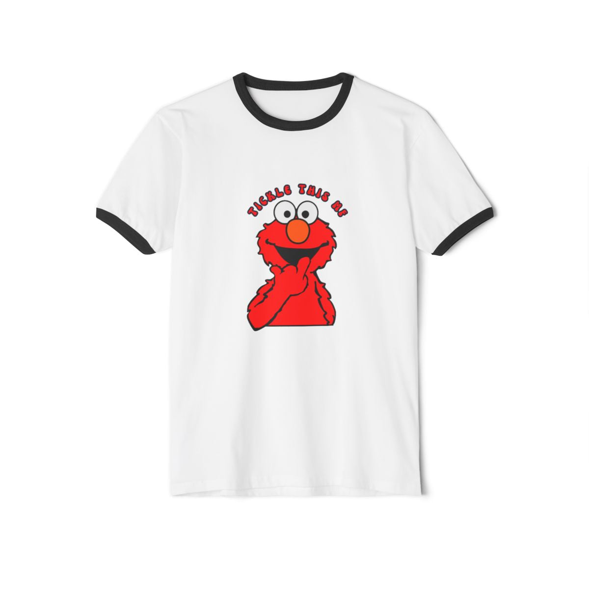 Unisex Elmo Tickle This MF Cotton Ringer T-Shirt